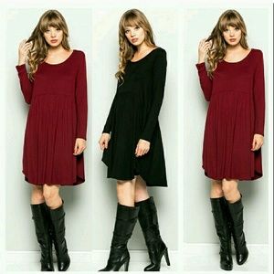 🖤Price drop🖤Boho baby doll dress in black!