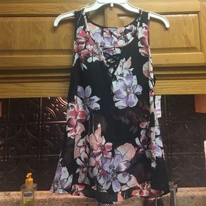 Floral tank top