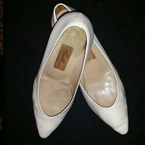 Amalfi, White Leather heels