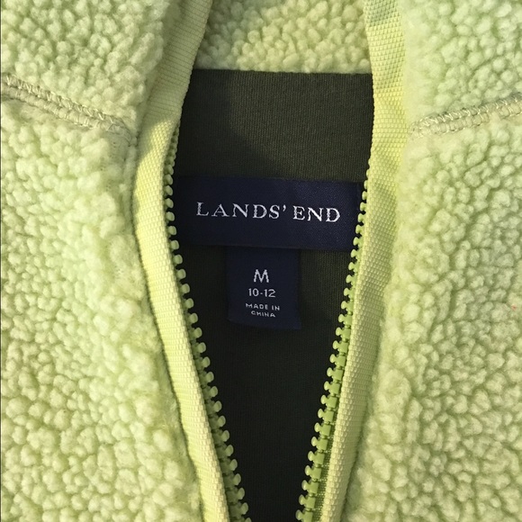 Fuzzy lime green jacket