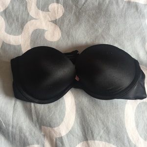 Black Strapless Victoria's Secret PINK bra 32b