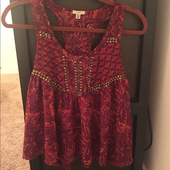 Urban Outfitters Printed Razorback Tank