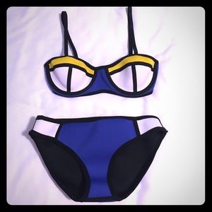 Color block two piece