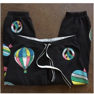 VICTORIAS SECRET Balloon & Bling Capri Crop Sweats