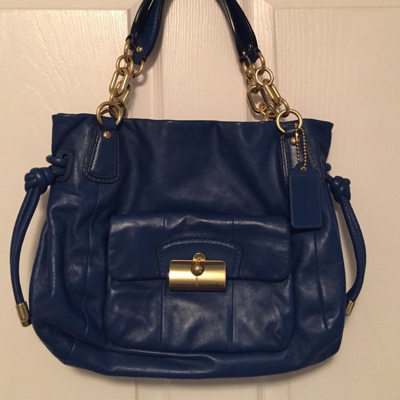 Royal Blue Coach Purse/Bag