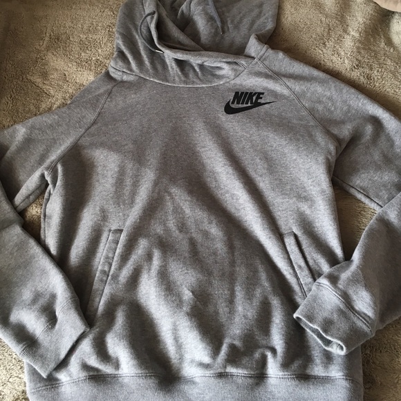 Nike hoodie with covered neck