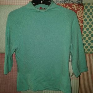 Tiffany Blue Mock Turtleneck NWT