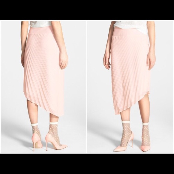 Tildon Asymmetrical Pleated Skirt - Picture 1 of 4