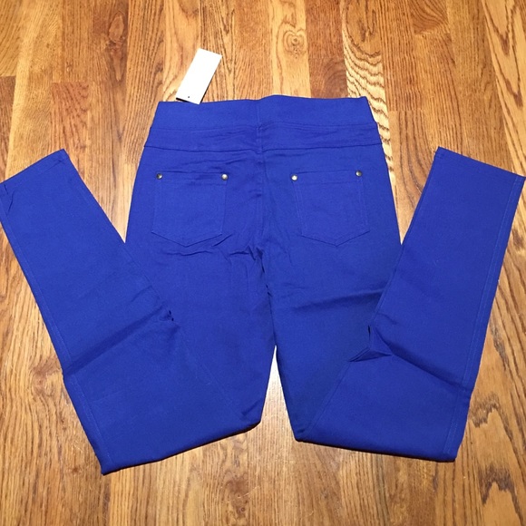 Kathy Jeggings size M/L. Blue or Burgundy W Pockets - Picture 5 of 16