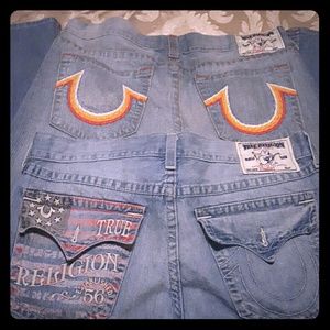 2 pair True Religion Jeans