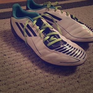 Women's adidas F50 soccer cleats.