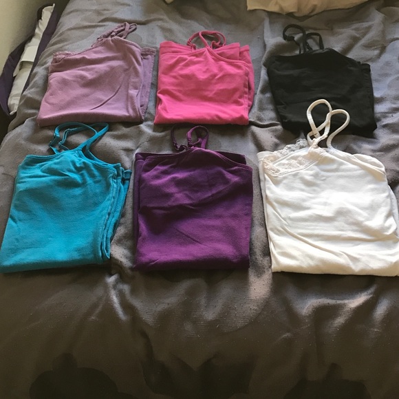 Used Camisole Bundle!! All with inside bra.