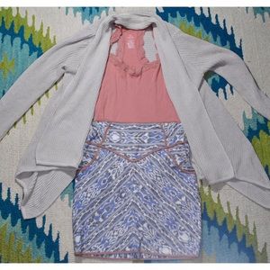 SALE ** Staring at Stars Tribal Pencil Skirt