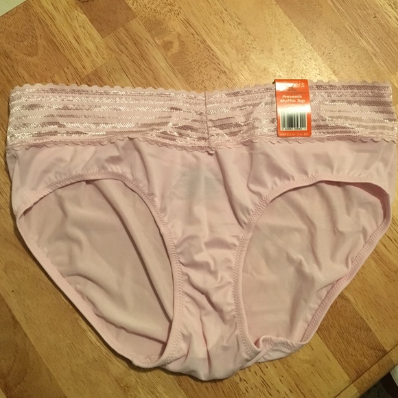 Lace Hipster Warner's Panties L/7 Light Pink - Picture 1 of 3