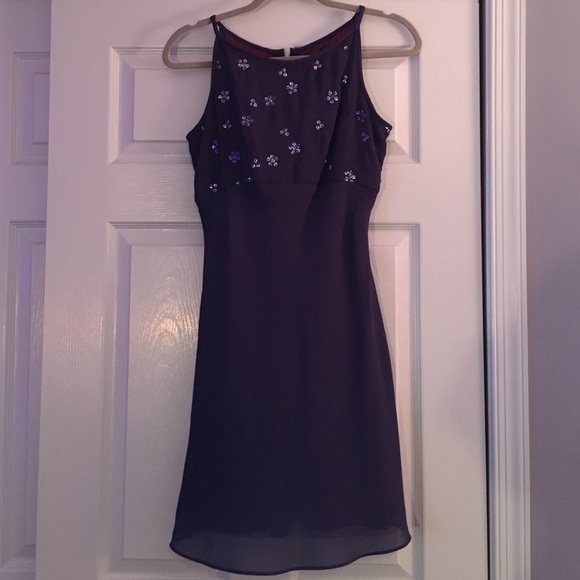 Jessica McClintock with sequin flower detail.