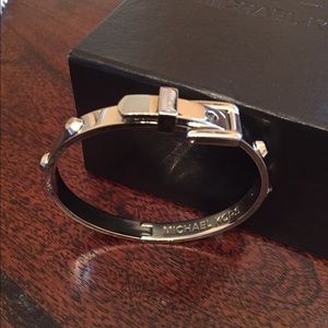 Michael Kors Studded bangle bracelet/ silver