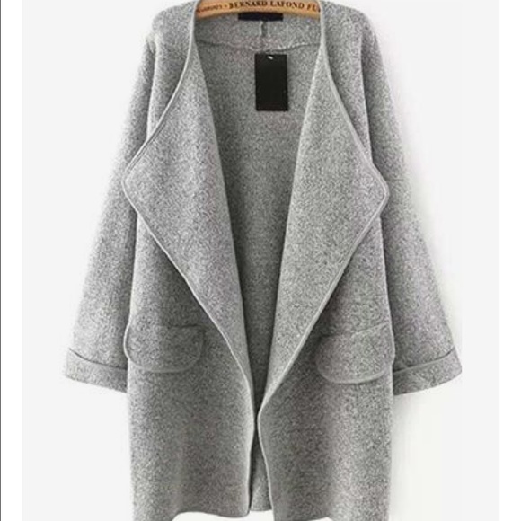 Drape Cardigan - Grey