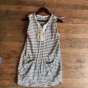 Zara - Striped Terry Dress