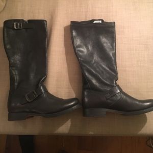 Frye Engineer Shearling Tall Boots