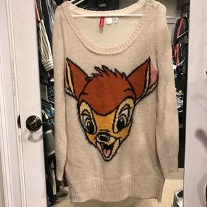 H&M adorable Bambi Sweater