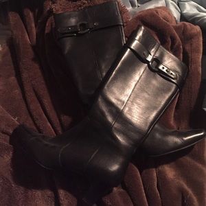 Anne Klein Black Boots