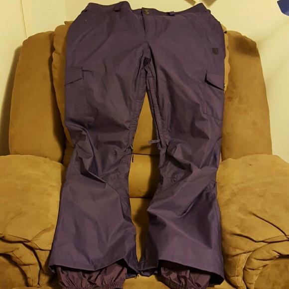 Burton Dryride purple snowboard pants