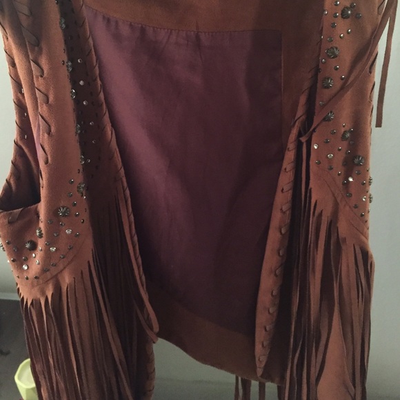 MISS ME suede vest