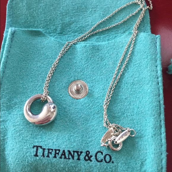 Tiffany & co necklace and eternal circle pendant