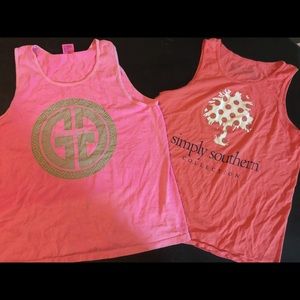 Simple Southern and Girlie Girl Originals Tanks