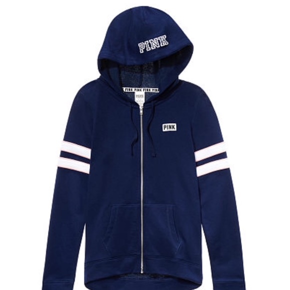 PINK Victoria's Secret Tops - Pink Full zip hoodie
