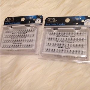 Two packs of ardell medium individual lashes