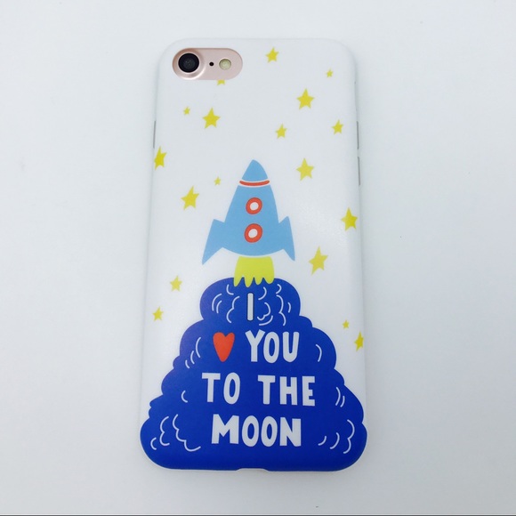 iPhone 7 I love ❤️ you to the moon phone case