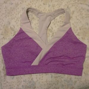 Lululemon pink/purple unpadded bra size 6