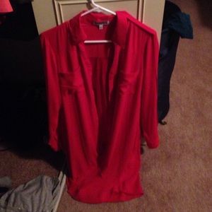 Women's red express dress