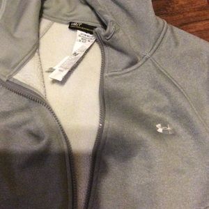 Grey Under Armour zip hoodie