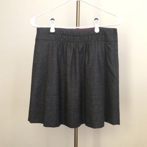 J Crew shirred wool skirt, sz 2