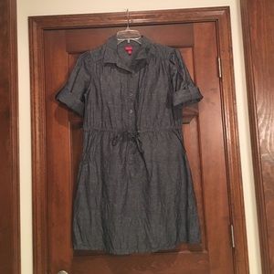 Chambray tunic dress