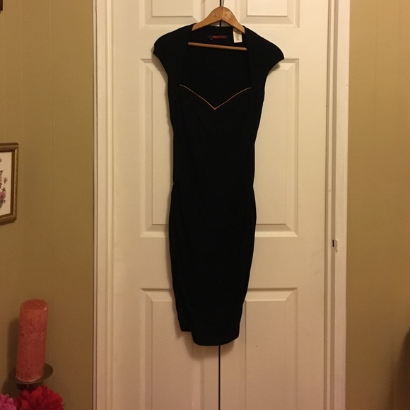 Miss Sixty sexy fitted below the knee tight dress