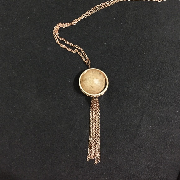 Long statement necklace