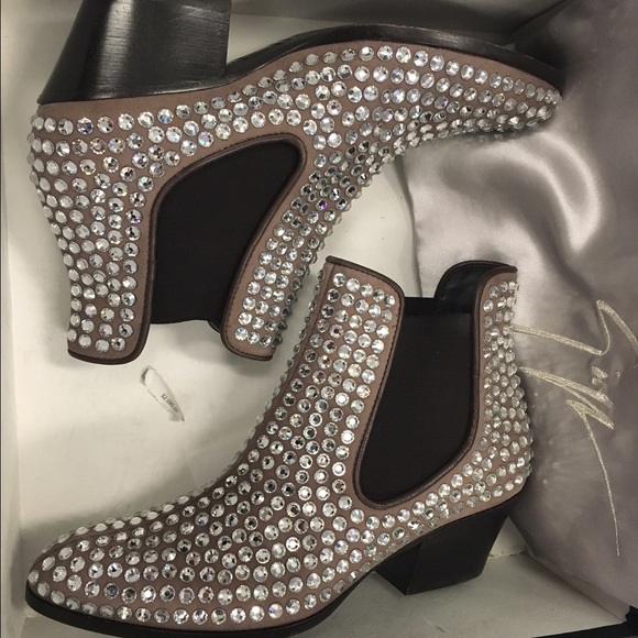 Giuseppe Zanotti Cannella Suede Ankle Boot 6.5 - Picture 4 of 4