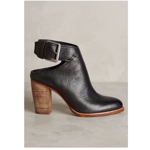 Black Leather Booties - Ankle Boots