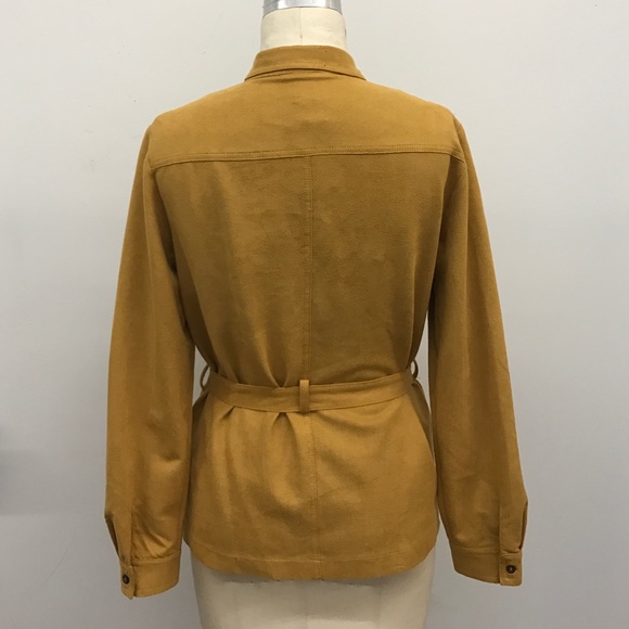 H&M Faux Suede Shirt - Picture 2 of 4