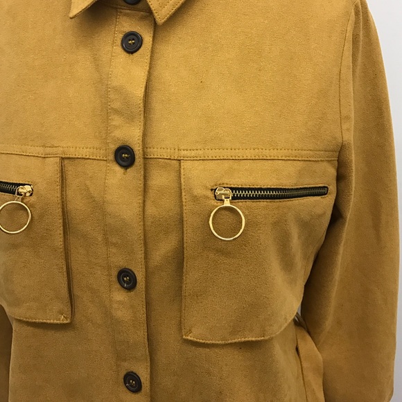 H&M Faux Suede Shirt - Picture 4 of 4