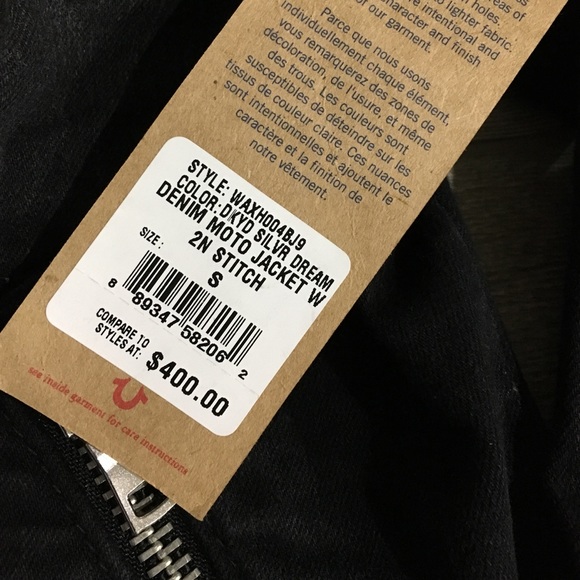 💗Brand New True Religion Moto Jacket - Picture 2 of 4