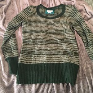 Perfect green and white sweater
