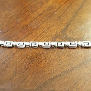 14k White Gold Diamond Bracelet