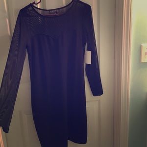 Forever 21 Black Mesh Bodycon---Parrrty