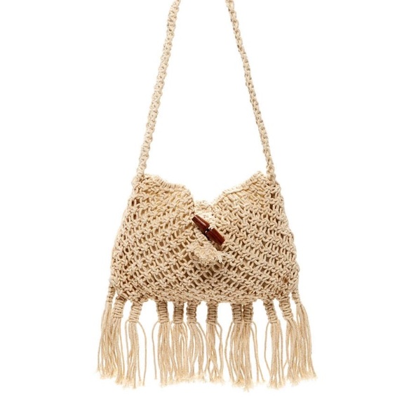 Crochet cross body bag