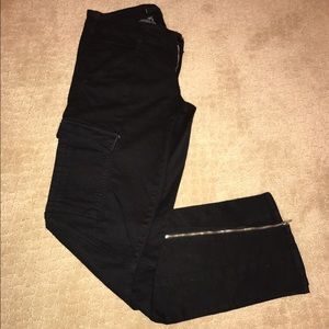 J Brand Black Cargo Pants