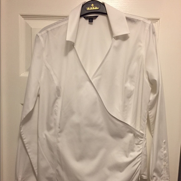 White Wrap Blouse